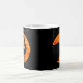 Elephant Profile Solar Eclipse Kaffeetasse (Mittel)