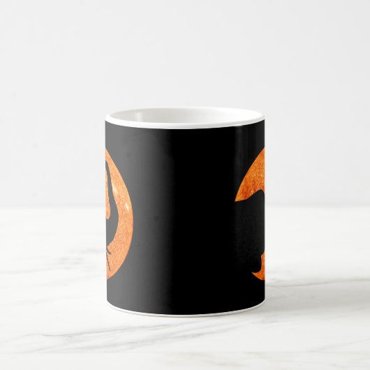 Elephant Profile Solar Eclipse Kaffeetasse (Mittel)