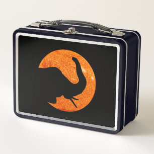 Elephant Profile Solar Eclipse Metall Brotdose