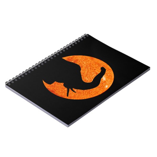 Elephant Profile Solar Eclipse Notizblock (Linke Seite)