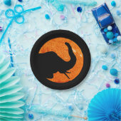 Elephant Profile Solar Eclipse Pappteller (Party)