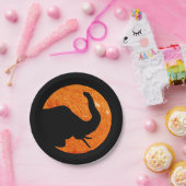 Elephant Profile Solar Eclipse Pappteller (Party)