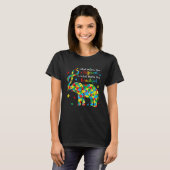 Elephant Puzzle What Makes You Different Autism Aw T-Shirt (Vorne ganz)