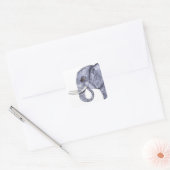 ELEPHANT QUADRATISCHER AUFKLEBER (Umschlag)