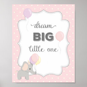 Elephant Quote Art Print Poster