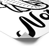 Elephant Quote, Elephant Lover, Elephant Zoo Anima Poster (Ecke)