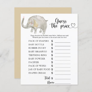 Elephant Raten Sie den Preis! Spiel