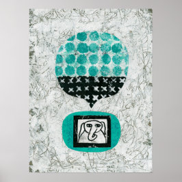 Elephant Rememberbering Poster Wall Art