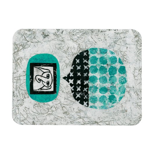 Elephant Remembering Kühlschrank Magnet (Horizontal)