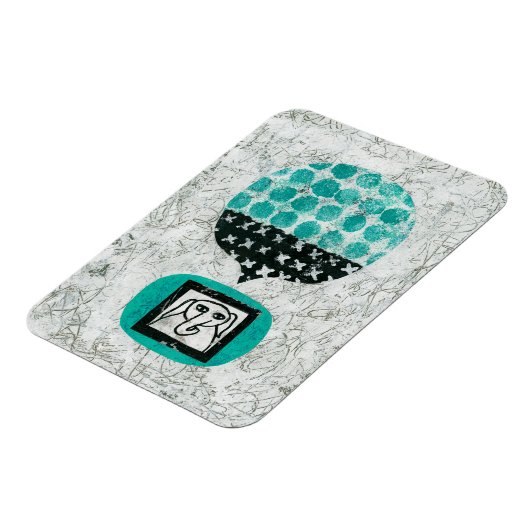 Elephant Remembering Kühlschrank Magnet (Linke Seite)