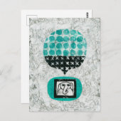 Elephant Remembering Postcard Postkarte (Vorne/Hinten)