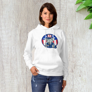 Elephant Republikanerin Womens Hoodie