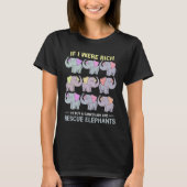 Elephant Rich Buy Sanctuary Rescue Elepants Zoo T-Shirt (Vorderseite)