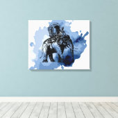 Elephant Ride Leinwanddruck (Insitu (Holzboden))