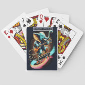 Elephant Rock Star Monogram Kids Match Game Spielkarten (Rückseite)