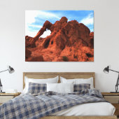 Elephant Rock, Tal Fire Overton NV Landschaft Leinwanddruck (Insitu (Schlafzimmer))