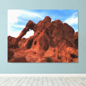 Elephant Rock, Tal Fire Overton NV Landschaft Leinwanddruck (Insitu (Holzboden))