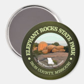 Elephant Rocks SP Magnet (Vorderseite/Rückseite)