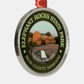 Elephant Rocks SP Ornament Aus Metall (Rechts)