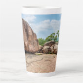 Elephant Rocks Staat Park Milchtasse (Vorderseite)