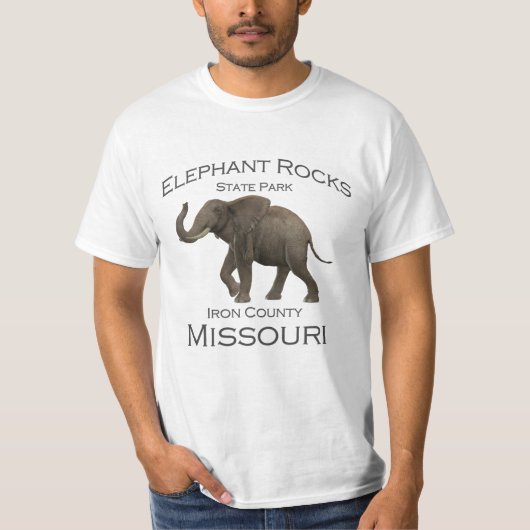 Elephant Rocks Staat Park T - Shirt (Vorderseite)