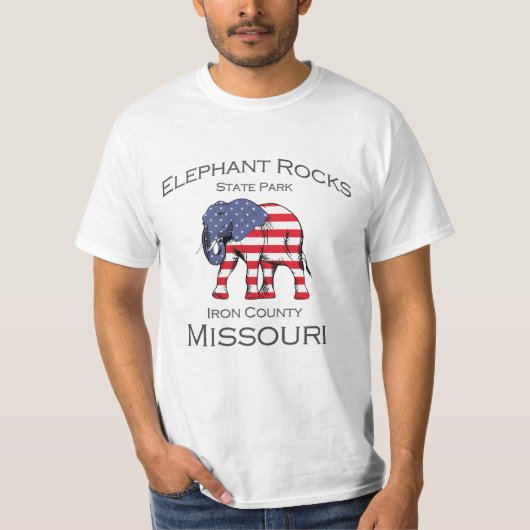 Elephant Rocks Staat Park T - Shirt (Vorderseite)