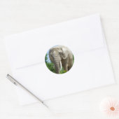Elephant Runder Aufkleber (Umschlag)