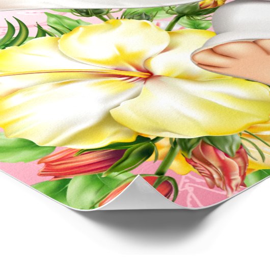 Elephant Safari Alphabet Chart Poster (Ecke)