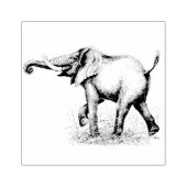 Elephant Safari Animals Gummistempel (Prägung)