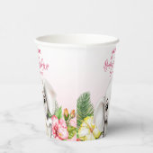 Elephant Safari Baby Dusche Pappbecher (Rechts)