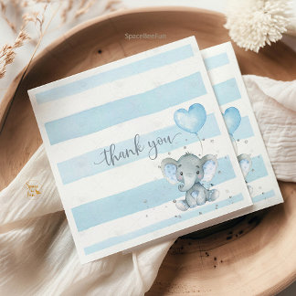 Elephant Safari Baby Dusche Serviette