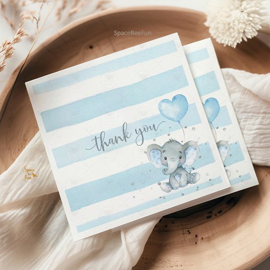 Elephant Safari Baby Dusche Serviette