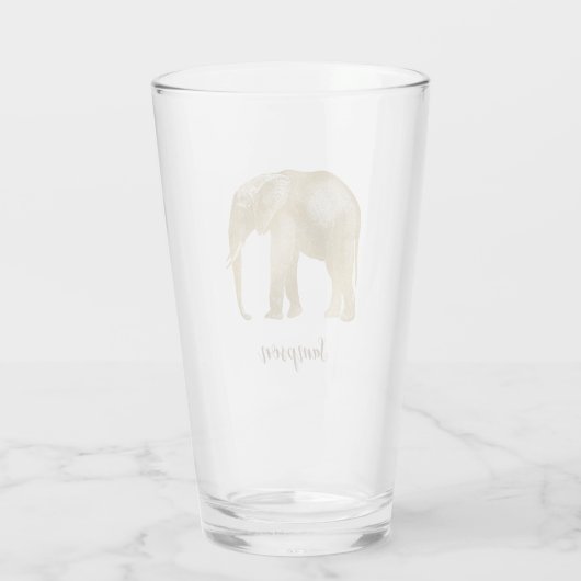 Elephant Safari Beauty Glas (Rückseite)