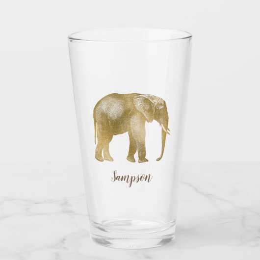 Elephant Safari Beauty Glas (Vorderseite)
