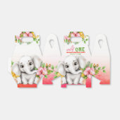 Elephant Safari Birthday Favor Boxes Geschenkschachtel (Ungefaltet)