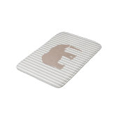 Elephant Safari Design Strip Bath Mat Badematte (Schrägansicht)