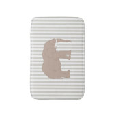 Elephant Safari Design Strip Bath Mat Badematte (Vorderseite Vertikal)