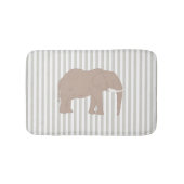 Elephant Safari Design Strip Bath Mat Badematte (Vorderseite)
