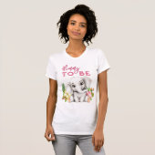 Elephant Safari Tropical Jungle Baby Dusche T-Shirt (Vorne ganz)