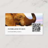 Elephant Scents | Naturfotografie | Visitenkarte (Vorderseite)