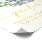 Elephant Schnuller Jagen Neutral Baby Shower Game Poster (Ecke)