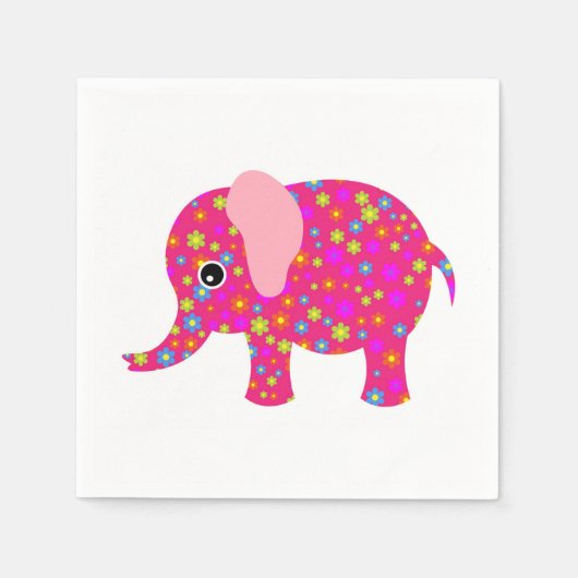 Elephant Serviette (Vorderseite)
