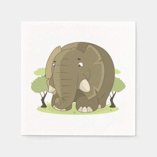 Elephant Serviette (Vorderseite)