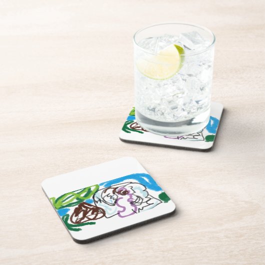 Elephant SET Getränkeuntersetzer (Rechte Seite)