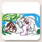 Elephant SET Getränkeuntersetzer (Vorderseite)