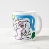 Elephant SET Jumbo-Tasse (Vorderseite Rechts)