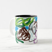 Elephant SET Zweifarbige Tasse (Vorderseite Links)
