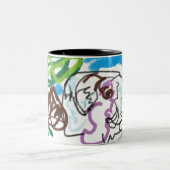 Elephant SET Zweifarbige Tasse (Mittel)