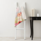 Elephant Sherpa Blanket mit Blume + Individuelle N Sherpadecke (Beispiel)