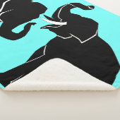Elephant Sherpa Blanket Sherpadecke (3/4)